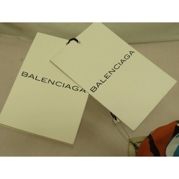 NWT BALENCIAGA 235784 MULTI COLOR FLORAL NYLON BOW SWIMSUIT 40 ITALY $ 755 - Picture 12 of 12